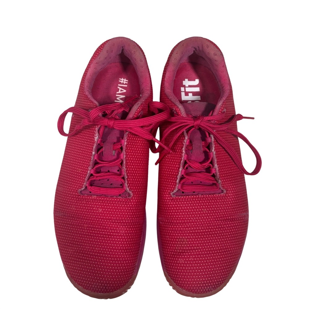 NOBULL CrossFit Trainer Hot Pink Training Shoes Womens 10 Mens 8.5 Neon Workout